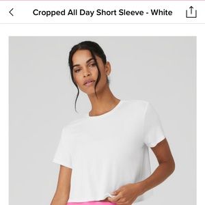 Alo yoga Cropped all day tee